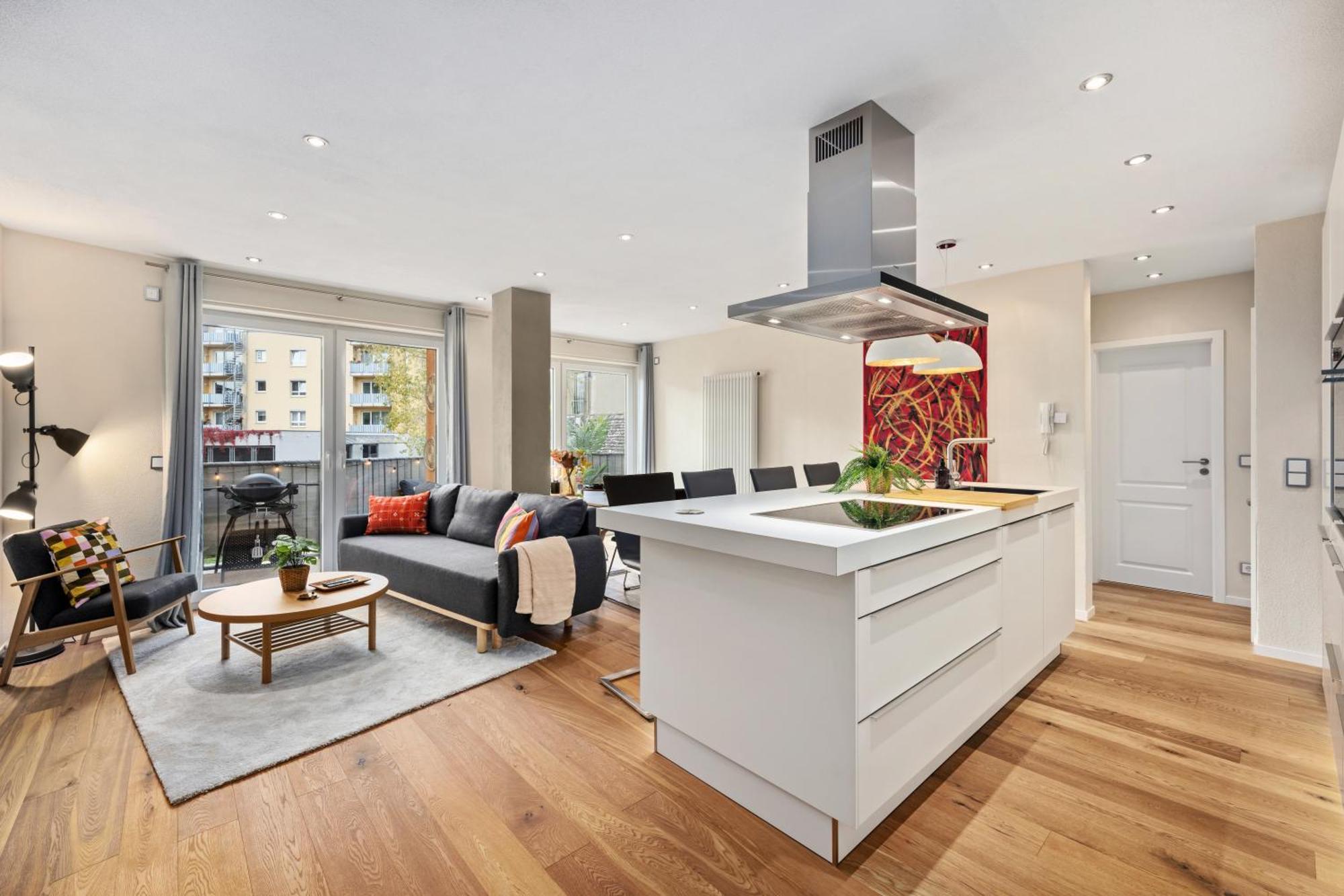 Edler Wohnraum Schwanenteich-Suite Mit Balkon, Kaffeevollautomat, Lift & Parkplatz Zwickau Luaran gambar